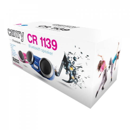 Camry | Audio/Speaker | CR 1139p | 5 W | Bluetooth | Pink | Portable | Wireless connection