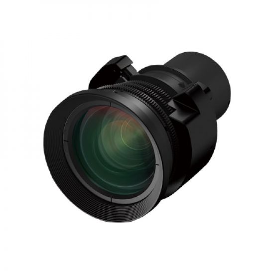 Epson | Lens - ELPLW08 - Wide throw | For 12,000 lumen and higher Epson Pro L projectors, the ELPLW08 offers wide lens shift for remarkable positioning flexibility. Supports screen sizes up to 1000