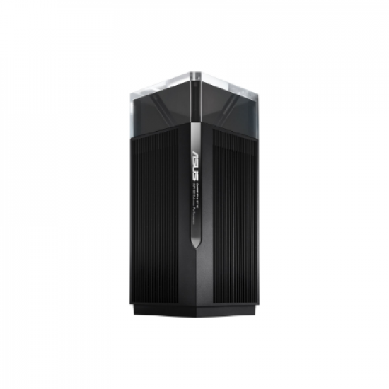 Wireless Wifi 6E Tri-band Gigabit Router | ZenWiFi Pro ET12 (2-Pack) | 802.11ax | 1148+4804+4804 Mbit/s | 10/100/1000/11000 Mbit/s | Ethernet LAN (RJ-45) ports 3 | Mesh Support Yes | MU-MiMO Yes | No mobile broadband | Antenna type Internal