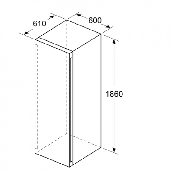 Bosch | Wine Cooler | KWK36ABGA | Energy efficiency class G | Free standing | Bottles capacity 199 | Black