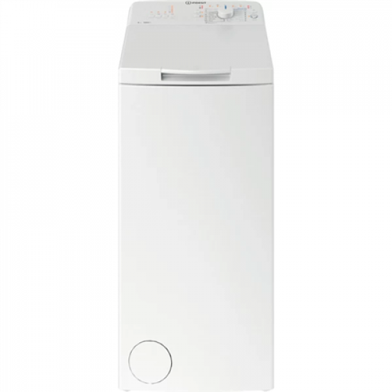 INDESIT | Washing machine | BTW L60400 EE/N | Energy efficiency class C | Top loading | Washing capacity 6 kg | 951 RPM | Depth 60 cm | Width 40 cm | White