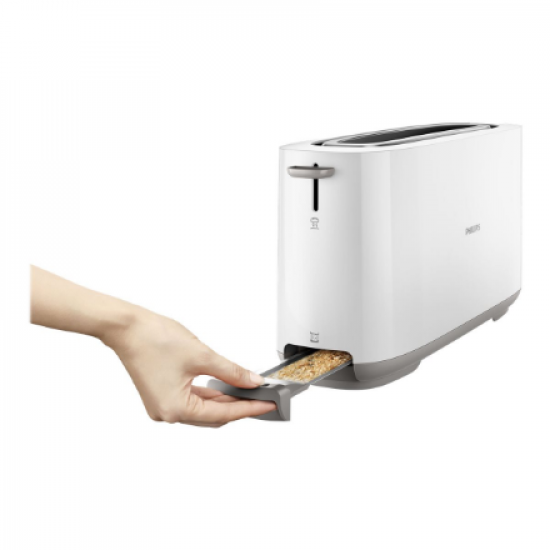 Philips | Toaster | HD2590/00 Daily Collection | Power 870-1030 W | Number of slots 2 | Housing material Plastic | White