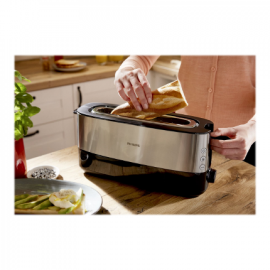 Philips | Toaster | HD2692/90 Viva Collection | Power 950 W | Number of slots 2 | Housing material  Metal/Plastic | Black