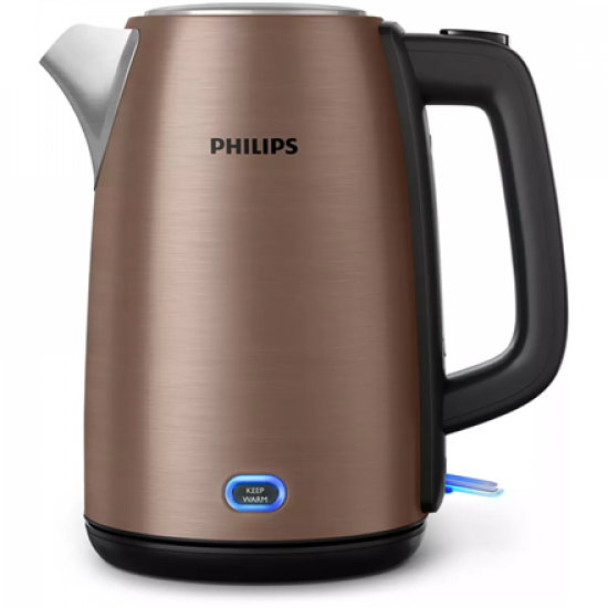 Philips | Kettle | HD9355/92 Viva Collection | Electric | 1740-2060 W | 1.7 L | Stainless steel | 360° rotational base | Copper
