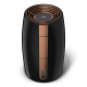 Philips | HU2718/10 | Humidifier | 17 W | Water tank capacity 2 L | Suitable for rooms up to 32 m² | NanoCloud technology | Humidification capacity 200 ml/hr | Black/Copper