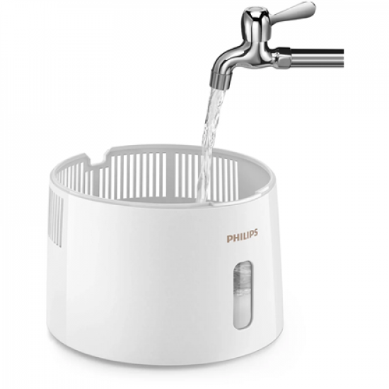 Philips | HU3916/10 | Humidifier | 25 W | Water tank capacity 3 L | Suitable for rooms up to 45 m² | NanoCloud technology | Humidification capacity 300 ml/hr | White/Rose gold