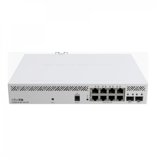 Cloud Router Switch | CSS610-8P-2S+IN | No Wi-Fi | 10/100/1000 Mbit/s | Ethernet LAN (RJ-45) ports 8 | Mesh Support No | MU-MiMO No | No mobile broadband
