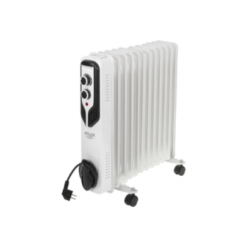 Adler | Oil-Filled Radiator | AD 7817 | Oil Filled Radiator | 2500 W | Number of power levels 3 | White