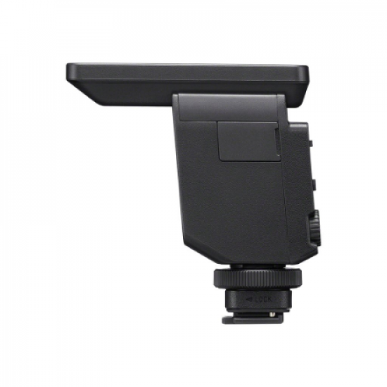 Sony | Compact Camera-Mount Digital Shotgun Microphone | ECM-B10 | Three pickup modes: Multidirectional, unidirectional and circular; Simple switching; Digital signal processing; Highly effective noise reduction filter; Digital audio transmission