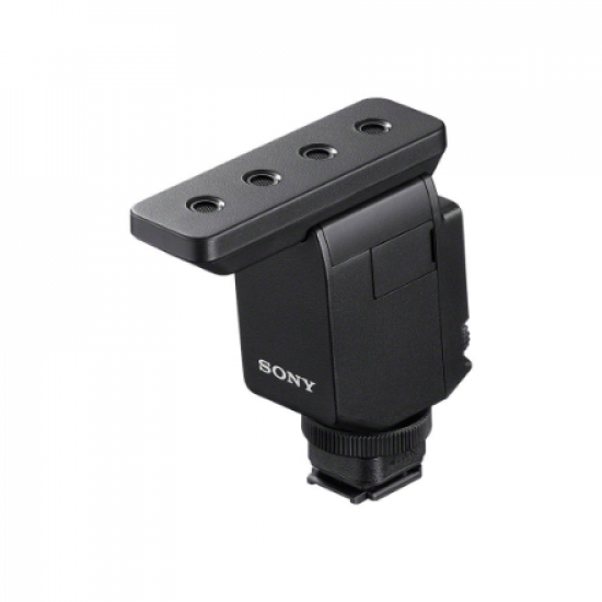 Sony | Compact Camera-Mount Digital Shotgun Microphone | ECM-B10 | Three pickup modes: Multidirectional, unidirectional and circular; Simple switching; Digital signal processing; Highly effective noise reduction filter; Digital audio transmission