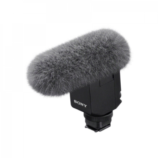 Sony | Compact Camera-Mount Digital Shotgun Microphone | ECM-B10 | Three pickup modes: Multidirectional, unidirectional and circular; Simple switching; Digital signal processing; Highly effective noise reduction filter; Digital audio transmission