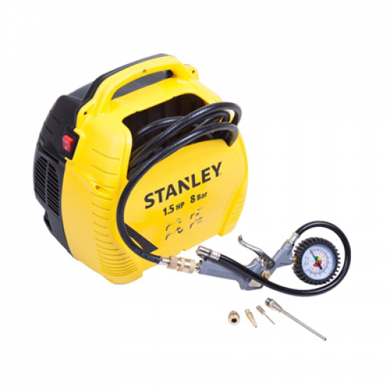 STANLEY Oil-Free Air Compressor AIR KIT OL 195, 1.1 kW, 8 bar