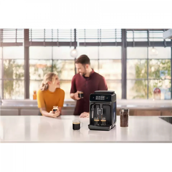 Philips | Espresso Coffee maker | EP1220/00 | Pump pressure 15 bar | Built-in milk frother | Fully automatic | 1500 W | Black