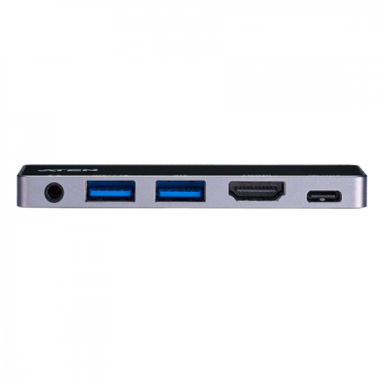 Aten | USB-C Travel Dock with Power Pass-Through | UH3238-AT | Dock