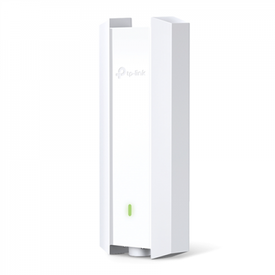 TP-LINK | AX1800 Indoor/Outdoor WiFi 6 Access Point | EAP610-Outdoor | 802.11ax | 2.4 GHz/5 GHz | 1201+574 Mbit/s | 10/100/1000 Mbit/s | Ethernet LAN (RJ-45) ports 1 | MU-MiMO Yes | PoE in | Antenna type Internal