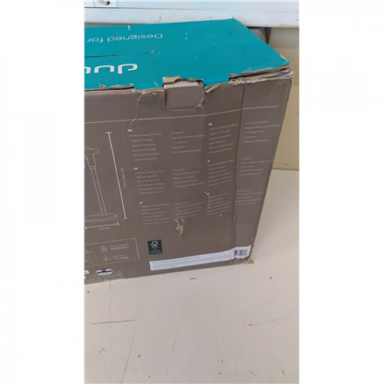 SALE OUT. SALE OUT. Duux | Smart Fan | Whisper Flex Smart Black with Battery Pack | Stand Fan | USED, DAMAGED PACKAGING, SMALL MARKS ON STAND, BATTERY NOT WORKING, CRACK ON BACK | Black | Diameter 34 cm | Number of speeds 26 | Oscillation | 2-22 W | Remot