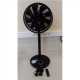 SALE OUT. SALE OUT. Duux | Smart Fan | Whisper Flex Smart Black with Battery Pack | Stand Fan | USED, DAMAGED PACKAGING, SMALL MARKS ON STAND, BATTERY NOT WORKING, CRACK ON BACK | Black | Diameter 34 cm | Number of speeds 26 | Oscillation | 2-22 W | Remot