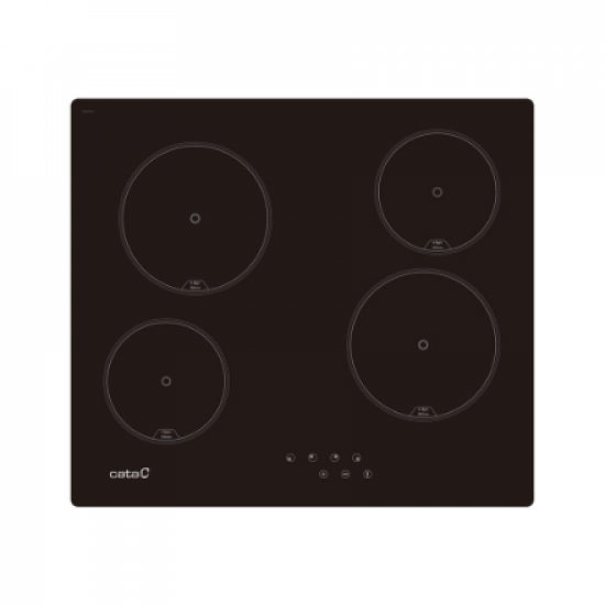 CATA | Hob | TN 604/B | Vitroceramic | Number of burners/cooking zones 4 | Touch | Black | Display