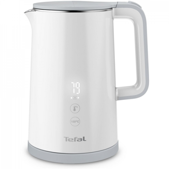 TEFAL | Kettle | Sense  KO693110 | Electric | 1800 W | 1.5 L | Double layer | 360° rotational base | White