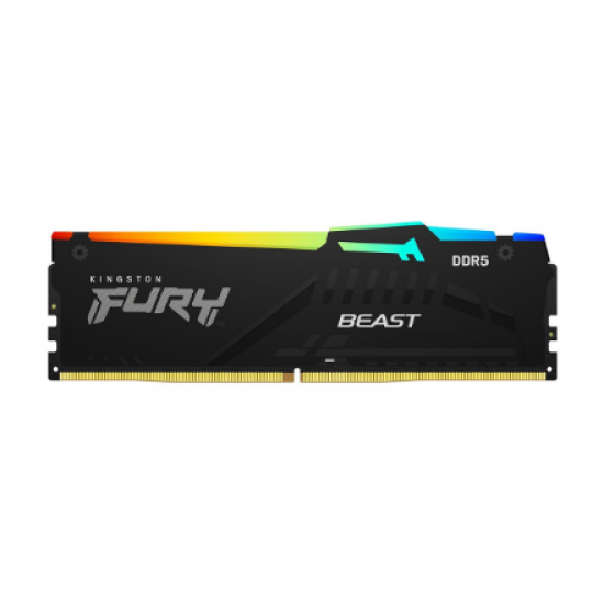 Kingston | Fury Beast RGB | 32 Kit (16GBx2) GB | DDR5 | 4800 MHz | PC/server | Registered No | ECC No