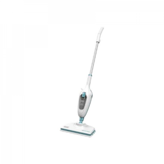 BLACK & DECKER | Steam mop | FSMH13E10-QS | Power 1300 W | Water tank capacity 0.38 L | White/Blue