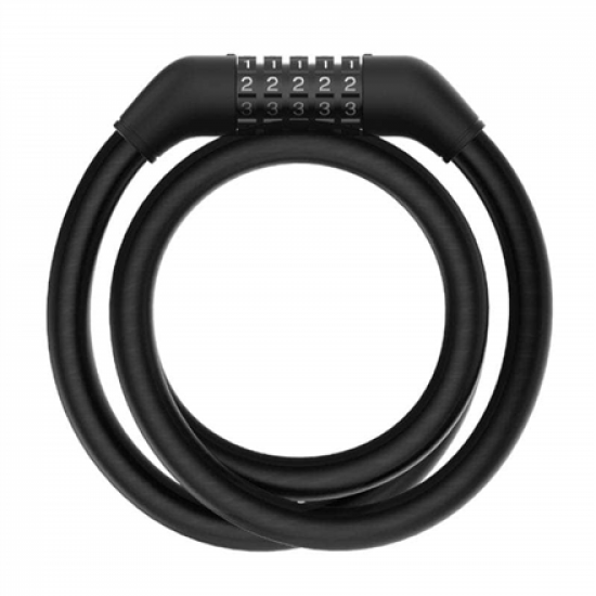 Electric Scooter Cable Lock | Black | Steel cable, ABS, zinc alloy