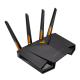 ASUS TUF-AX3000 V2 Dual Band WiFi 6 Gaming Router | Dual Band WiFi 6 Gaming Router | TUF-AX3000 V2 | 802.11ax | 2402+574 Mbit/s | 10/100/1000 Mbit/s | Ethernet LAN (RJ-45) ports 4 | Mesh Support Yes | MU-MiMO Yes | No mobile broadband | Antenna type 4xExt