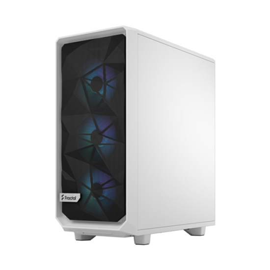 Fractal Design | Meshify 2 Compact RGB | Side window | White TG Clear | Mid-Tower | Power supply included No | ATX