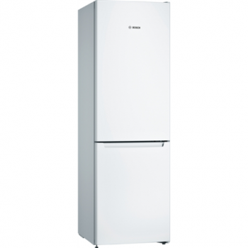 Bosch | Refrigerator | KGN36NWEA | Energy efficiency class E | Free standing | Combi | Height 186 cm | No Frost system | Fridge net capacity 216 L | Freezer net capacity 89 L | 42 dB | White