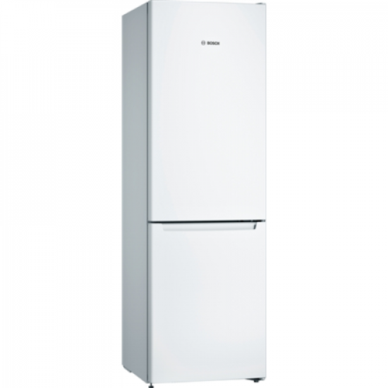 Bosch | Refrigerator | KGN36NWEA | Energy efficiency class E | Free standing | Combi | Height 186 cm | No Frost system | Fridge net capacity 216 L | Freezer net capacity 89 L | 42 dB | White