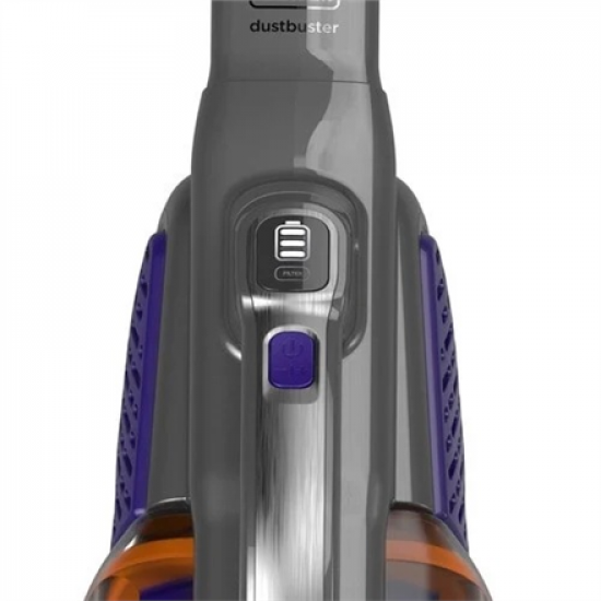 BLACK & DECKER Vacuum Cleaner | BHHV520BFP-QW | Cordless operating | 18 V | Black/Purple