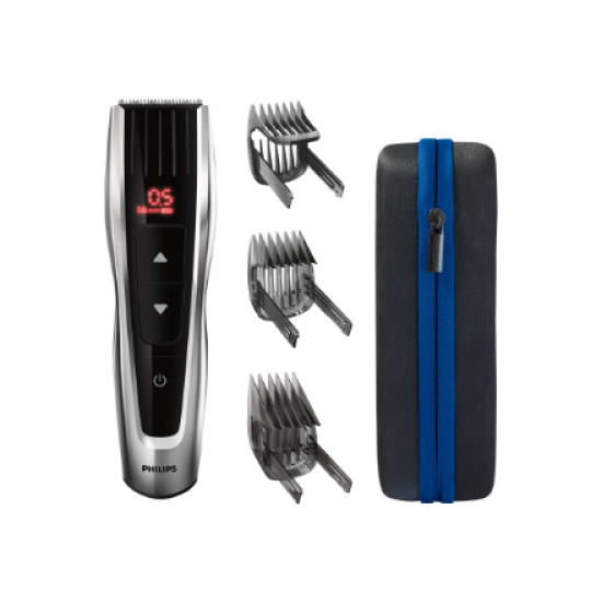 Philips | Hair clipper Series 9000 | HC9420/15 | Cordless or corded | Number of length steps 60 | Black/Silver