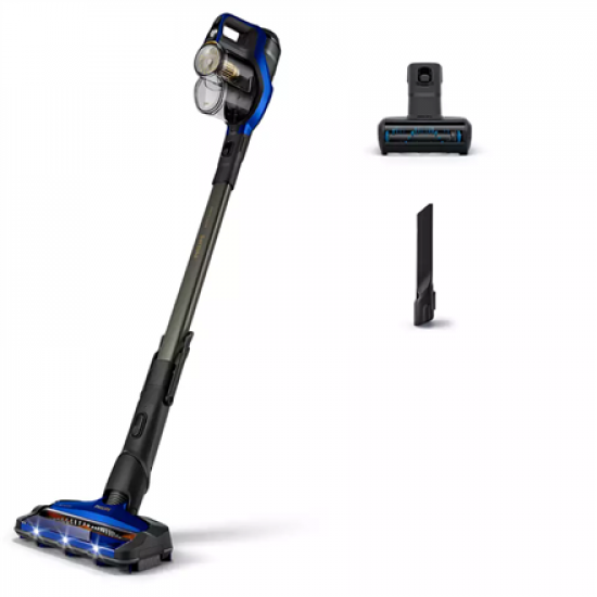 Philips | Vacuum cleaner | Speedpro Max Wireless | Cordless operating | Handstick | 25.2 V | Operating time (max) 60 min | Black/Blue | Warranty 24 month(s)