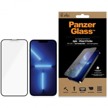 PanzerGlass | Anti-Glare | Screen Protector | Apple | iPhone 13 Pro Max | Glass | Black