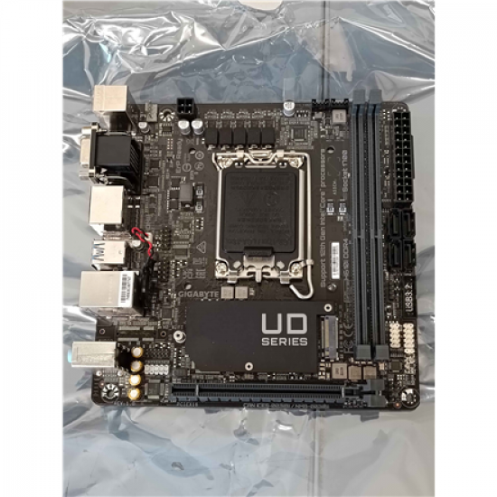 SALE OUT. Gigabyte | H610I DDR4 1.0 M/B | Processor family Intel | Processor socket  LGA1700 | DDR4 DIMM | Memory slots 2 | Supported hard disk drive interfaces 	SATA, M.2 | Number of SATA connectors 4 | Chipset Intel H610 Express | Mini-ITX | REFURBISHED