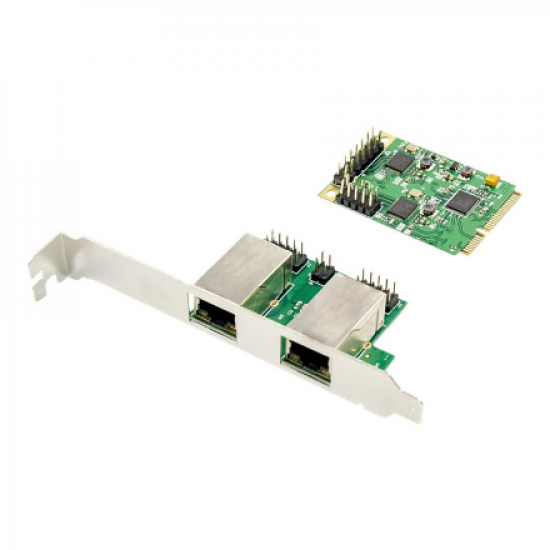 Digitus | Dual Gigabit Ethernet Mini PCI Express Network Card | DN-10134