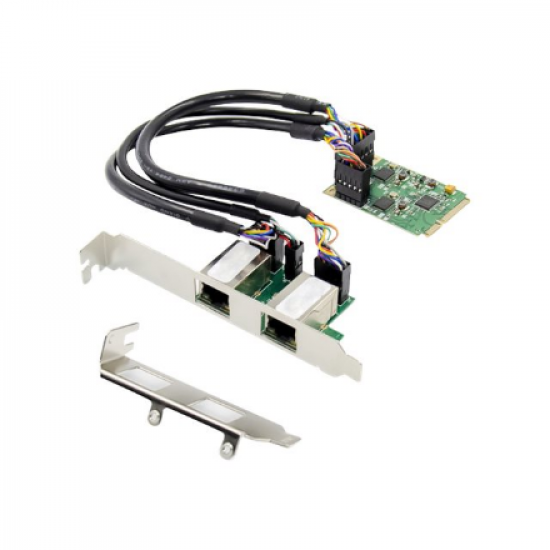 Digitus | Dual Gigabit Ethernet Mini PCI Express Network Card | DN-10134