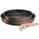 TEFAL | Frypan set | L7609053 Ingenio Eco Respect | Frying | Diameter 24/28 cm | Suitable for induction hob | Removable handle | Brown