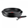 TEFAL | Frypan set | L7649253 Ingenio Ultimate | Frying | Diameter 24/28 cm | Suitable for induction hob | Removable handle | Black