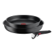 TEFAL | Frypan set | L7649253 Ingenio Ultimate | Frying | Diameter 24/28 cm | Suitable for induction hob | Removable handle | Black