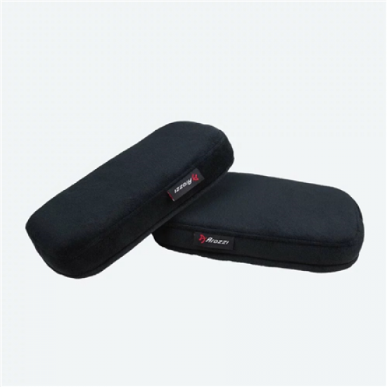 Arozzi 270x135x40 mm | Memory Foam Armrest Pads | Black