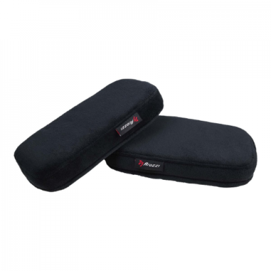 Arozzi 270x135x40 mm | Memory Foam Armrest Pads | Black