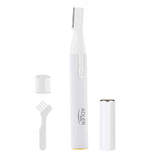 Adler | Eyebrow Trimmer | AD 2934w | Eyebrow Trimmer | Pearl White