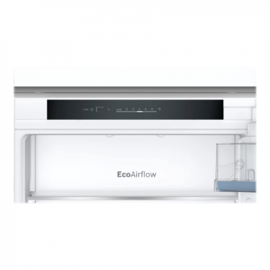 Bosch | Refrigerator | KIV86VSE0 | Energy efficiency class E | Built-in | Combi | Height 177.2 cm | Fridge net capacity 183 L | Freezer net capacity 84 L | Display | 35 dB | White