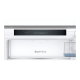 Bosch | Refrigerator | KIV86VSE0 | Energy efficiency class E | Built-in | Combi | Height 177.2 cm | Fridge net capacity 183 L | Freezer net capacity 84 L | Display | 35 dB | White