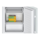Bosch | Refrigerator | KIV86VSE0 | Energy efficiency class E | Built-in | Combi | Height 177.2 cm | Fridge net capacity 183 L | Freezer net capacity 84 L | Display | 35 dB | White