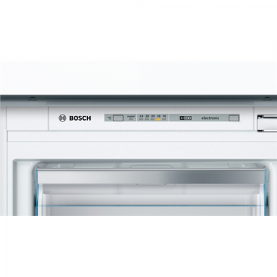 Bosch | Freezer | GIV11AFE0 | Energy efficiency class E | Upright | Built-in | Height 71.2 cm | Total net capacity 72 L | White