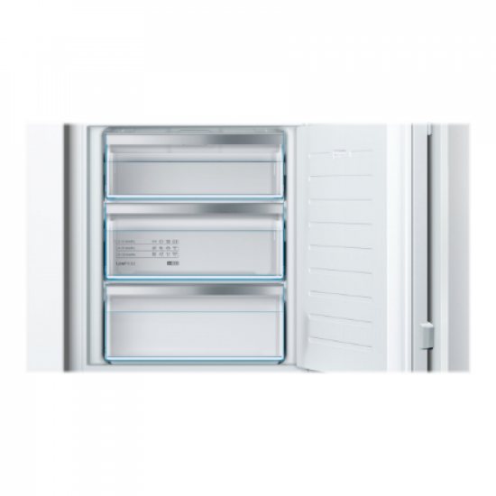 Bosch | Freezer | GIV11AFE0 | Energy efficiency class E | Upright | Built-in | Height 71.2 cm | Total net capacity 72 L | White