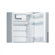 Bosch | Refrigerator | KGV36VIEAS | Energy efficiency class E | Free standing | Combi | Height 186 cm | No Frost system | Fridge net capacity 214 L | Freezer net capacity 94 L | 39 dB | Stainless Steel