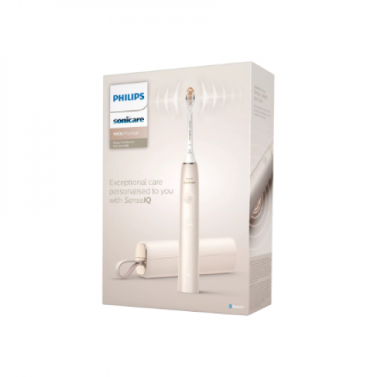 Philips | Electric Toothbrush | HX9992/11 Sonicare 9900 Prestige | Rechargeable | For adults | Number of brush heads included 1 | Number of teeth brushing modes 5 | Sonic technology | Champagne